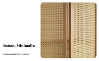 Japanese aesthetic Multi-Panel Folding Screen Decorative 4-Panel Room Divider Movable Household Furnishing Minimalist Aesthetic for Business Owners, Interior Designers, closedice Workers, Hotel, Guesthouse, Bedroom, Studio Apartment