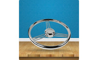 9 Spoke Yacht Steering Wheel Vehicle Part Heavy Duty for RV