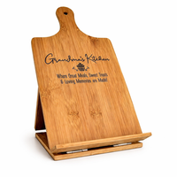 Cookbook Stand, Recipe Holder, Bamboo Book, For Cooking, Kitchen Use