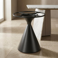 Carbon Steel Pedestal Table Base Crossed Support Supports Dining Table Base Silver-Toned Finish Furniture Hardware 73 Cm Tall