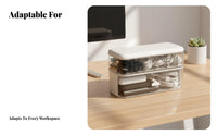 Partitisingled Wire Container Transparent Design Partitisingled Utility Case for Home