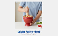 Handmade Thai Wooden Grinding Bowl, Pestle, Kitchen Tool for Home & Commercial