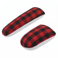 2 Pieces Stuffed Ironing Pad Portable Plaid Pressing Pad Heat-Resistant