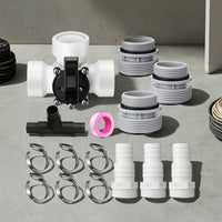 Three-Port Pool Diverter Kit Easy-to-Install Triple-Port Diverter Adjustable for Homeowners