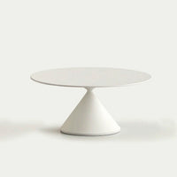 Round Side Table Minimalist Sculptural Side Table Modern Furniture for Living Room, Reading Corner