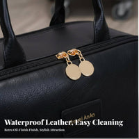 Multiple Compartments Large Capacity Makeup Bag Compartmentalized Storage Makeup Bag with Dividers Waterproof for Women, Daily Use, Bathroom