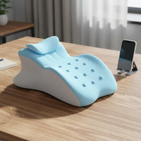 Couple's Prone Pillow Memory Foam Stomach Pillow Slow Recovery Bedding Accessory for Couples, Lounging