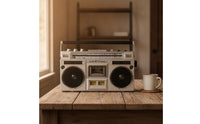Cassette Player with Stereo Boombox  Convenient Boombox for Music Lovers, Indoor Audio