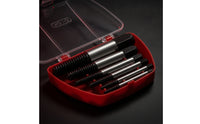 6 Pieces Broken Screw Extractor Set with Storage Case Multi-Size Screw Extractor Kit Compact Removal Tool Easy out for DIYers, Workshop, Plumbing