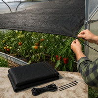 Heavy-Duty Black Sun Shade Net for Garden, Greenhouse, and Agriculture - UV Protection and Dustproof
