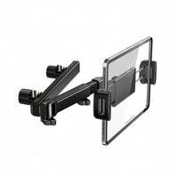 Swivel Joints Rear-Seat Tablet Holder Clamp Grip Rear-Seat Phone Holder Adjustable Car Phone Mount Sturdy