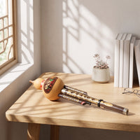 Hulusi Bamboo Gourd Flute Traditional for Home Practice, Music Class, Beginners