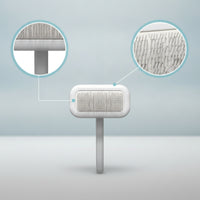 Curved Slicker Brush Effective Detangling Brush Ergonomic Multi-Purpose for Dogs, Home Grooming