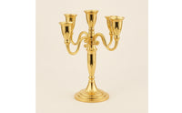 Candlestick with Multiple Arms European Metal Candelabrum Alloy Candle Holder Elegant Candelabra Classic for Dining Table