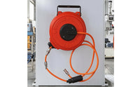Automatic Retractable Air Hose Reel Self-Locking Hardware Mini for DIYers, Mechanics, Workshop, Garage