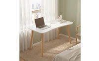 Adjustable Brightness Makeup Vanity with Lighted Mirror Press Control Modern Dressing Table Easy to Clean Small Vanity Desk for Women, Teens, Apartment