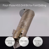 Eccentric Drill Bit for Tile and Concrete, High Hardness