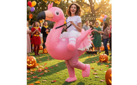 Inflatable Flamingo Costume Novelty Apparel Funny for Halloween