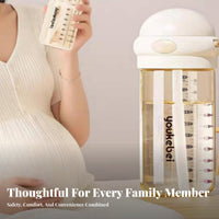 300 Ml Boilable PPSU Straw Bottle High Temperature Resistant Maternity Water Bottle Safe for New Mothers, Children, Travel, Home, Office