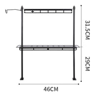 Folding Tabletop Rack Foldable Tabletop Shelf Rack   Folding Metal Shelf