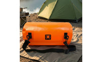 Motorcycle Tail Bag Roll-Top Motorcycle Rear Bag Tear-Resistant for Commuters