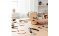 Compact Bracelet Bending Jig Lightweight Bracelet Forming Tool Firm Wooden Bending Jig Gentle for Crafters, Hobbyists, Craft Projects