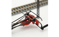 Metal Body Single Arm Pantograph Realistic Refinement HO Scale Pantograph for Miniature Display