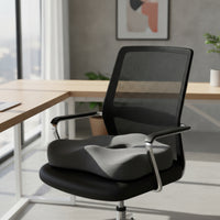 Memory Foam Seat Cushion Contoured Ergonomic Seat Cushion Therapeutic Chair Pad for Office Workers, Drivers, Desk Work