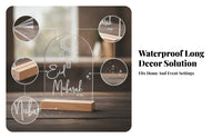 3 Pieces Eid Mubarak Acrylic Standee Tabletop Display Arch-Shaped Acrylic Plaque