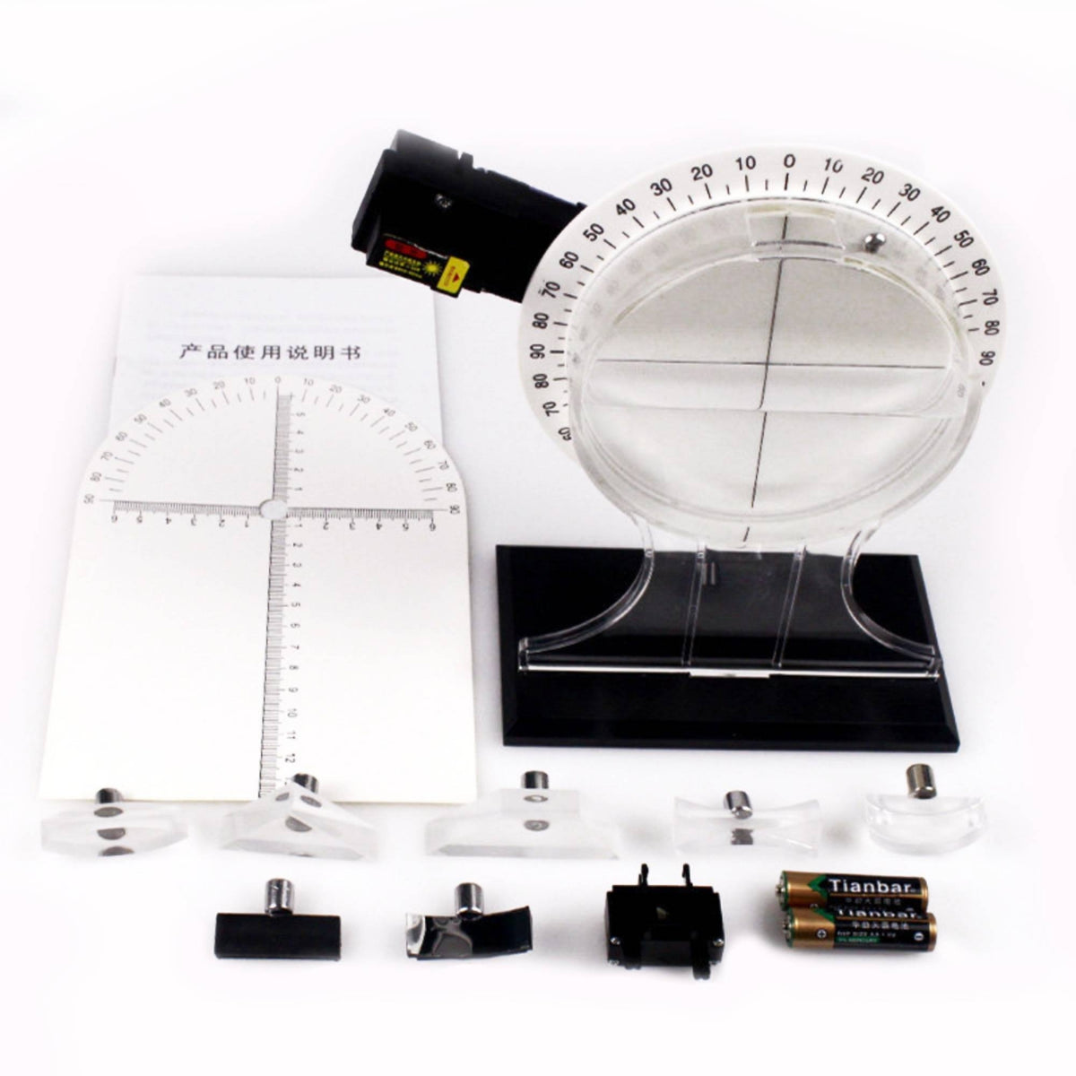 Physics Optics Experiment Kit STEM Optics Experiment Kit Classroom-Ready Educational Tool for Teachers, Students, Science , Homeschooling