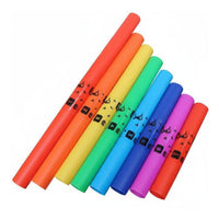 8 Pieces Rainbow Colored 8-Note Diatonic Sound ability Development 8-Tone Diatonic tube set Interactive Play Music Education Tool Promotes collaborative building for educators, Kindergarten, Home