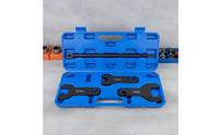 Pneumatics Fan Clutch Wrench Set Carbon-Steel Fan Clutch Wrench with Carrying Case Sturdy for Mechanics, Home Mechanics, Engine Maintenance