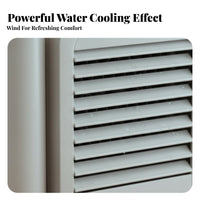 USB Water Cooling Fan Low Noise Mini Desk Air Chiller Humidifies USB Air Chiller for Office Workers, Students, Dorm Room, Bedroom