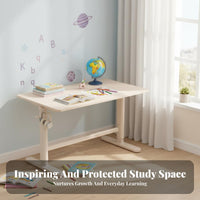 pale Writing Desk with Hutch full furniture ensemble Writing Table with Hutch for Students