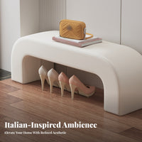 Light Luxury Design Entryway Shoe Bench Multi-Purpose Padded Entryway Stool multifunctional Use Hallway Seating Sturdy Frame for Homeowners, Families, Interior Designers, Bedroom, Living Room
