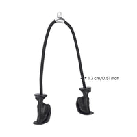 Ergonomic Cable Machine Attachment with Handles Non-Slip Tricep Rope Comfortable Tricep Pull down Rope Heavy Duty for Athletes, Strength Training