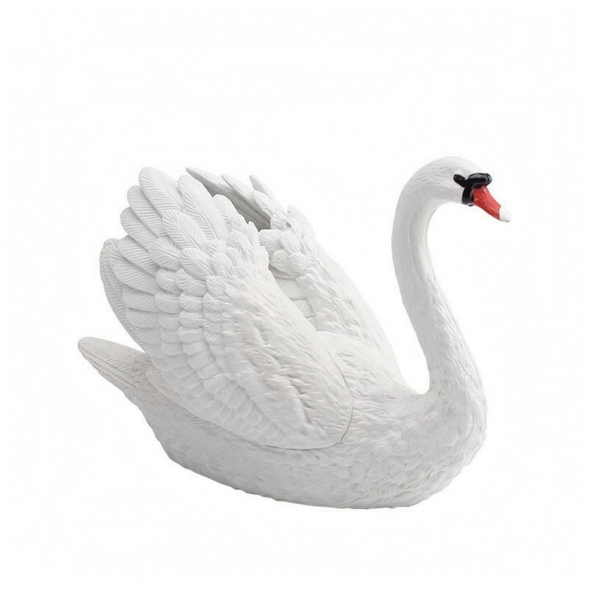Swan Figurine Elegant Design Bird Model Modern Style for Display