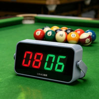 Electronic Billiard Scorekeeper Portable Tabletop Scoreboard with LED Screen Compact Digital Score Keeper for Pool Participants