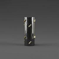Steel Floral Holder Vase Light Elegant Design Modern Tabletop Vase Versatile Household Decoration for Living Room, Office