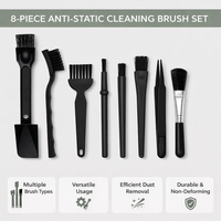 8-Piece Anti-Static Cleaning Brush Kit for Electronics, Circuit Board Cleaning Brush Set