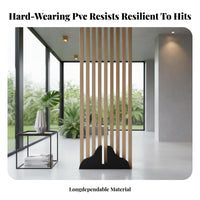 2 Pieces Mobile with casters Folding Divider stabilizer Foot Reinforced Stability Room Divider Stabilizer Foot Easy Installation Screen Base Universal Fit for Business Owners, event Coordinators, Bedroom, Studio Apartment, Hotel, Classroom