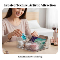 Clear Cosmetic Box Minimalist Design Clear Acrylic Container Easy to Clean
