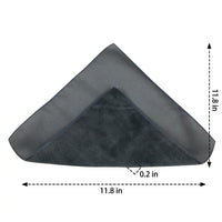 Double Sided Car Drying Towel Microfibre Cloth, 30cm X 30cm Microfiber Cloths, 500 GSM Suede and Coral Fleece for Car Detailing