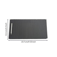 Center Console Roller Sliding Cover Ribbed Cup Holder Roller Sliding Cover Easy to Install Cup Holder Shutter