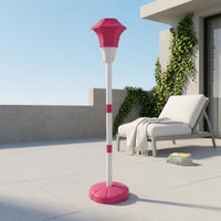 Electric Street Lamp Bubble Machine Battery Powered Lantern Bubble Toy Weighted Base