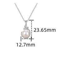 Simulated Pearl Necklace Light Luxury Butterfly Pearl Drop Elegant Design