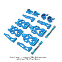 1/16 RC Car Upgrade Kit 1:16 Scale RC Steering Cup Replacement Chassis Support Arms for Hobbyists