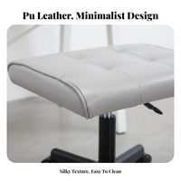 Swivel Function Adjustable Rolling Footrest Compact Size Rolling Leg Rest Multi-Functional Footstool Padded Cushion for Beauticians, Spa Technicians, Home Users, Under Desk, Beauty Salon, Living Room