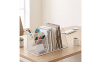 Wire Mesh File Organizer Space-Saving Mesh File Organizer Wire Mail Sorter Open-Design Sturdy for Professionals, Office