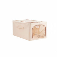 foldable textile Storage container Stackable Closet Organizer Steel Frame reinforcement